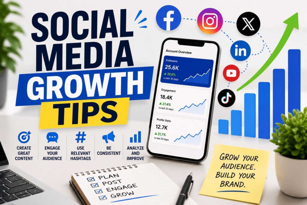 7 Social Media Growth Tips